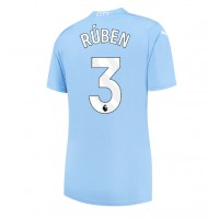 Manchester City Ruben Dias #3 Heimtrikot Frauen 2023-24 Kurzarm